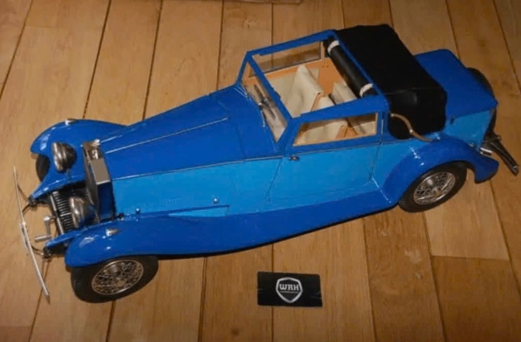 1:8 ROLLS ROYCE AMBASADOR blue Pocher UNIEK zie info WRH, Verzenden, Zo goed als nieuw, 1:5 t/m 1:8, Auto