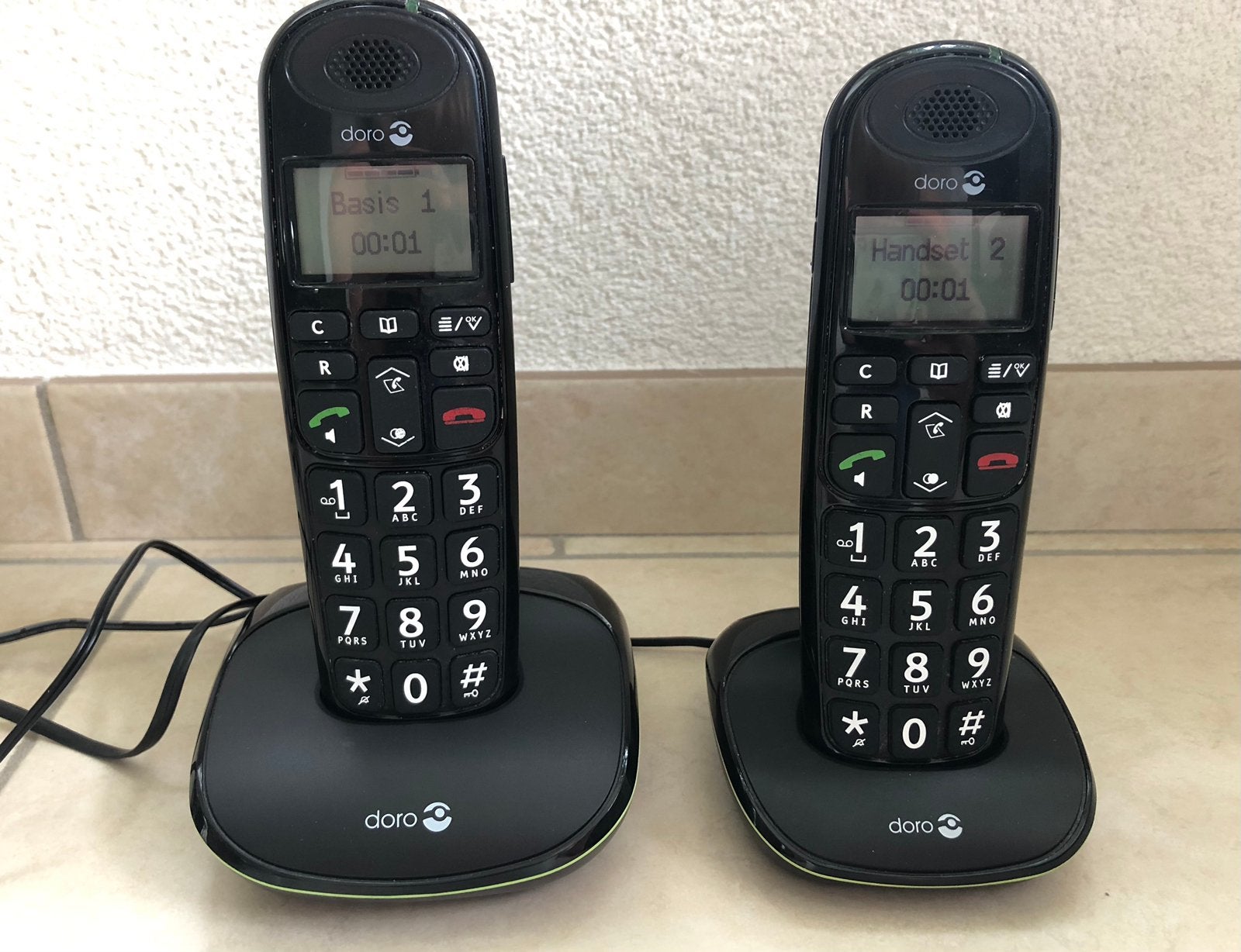 Doro Phone Easy 110, duo, DECT telefoon, gebruiksvriendelijk, Ophalen of Verzenden, Gebruikt, 2 handsets