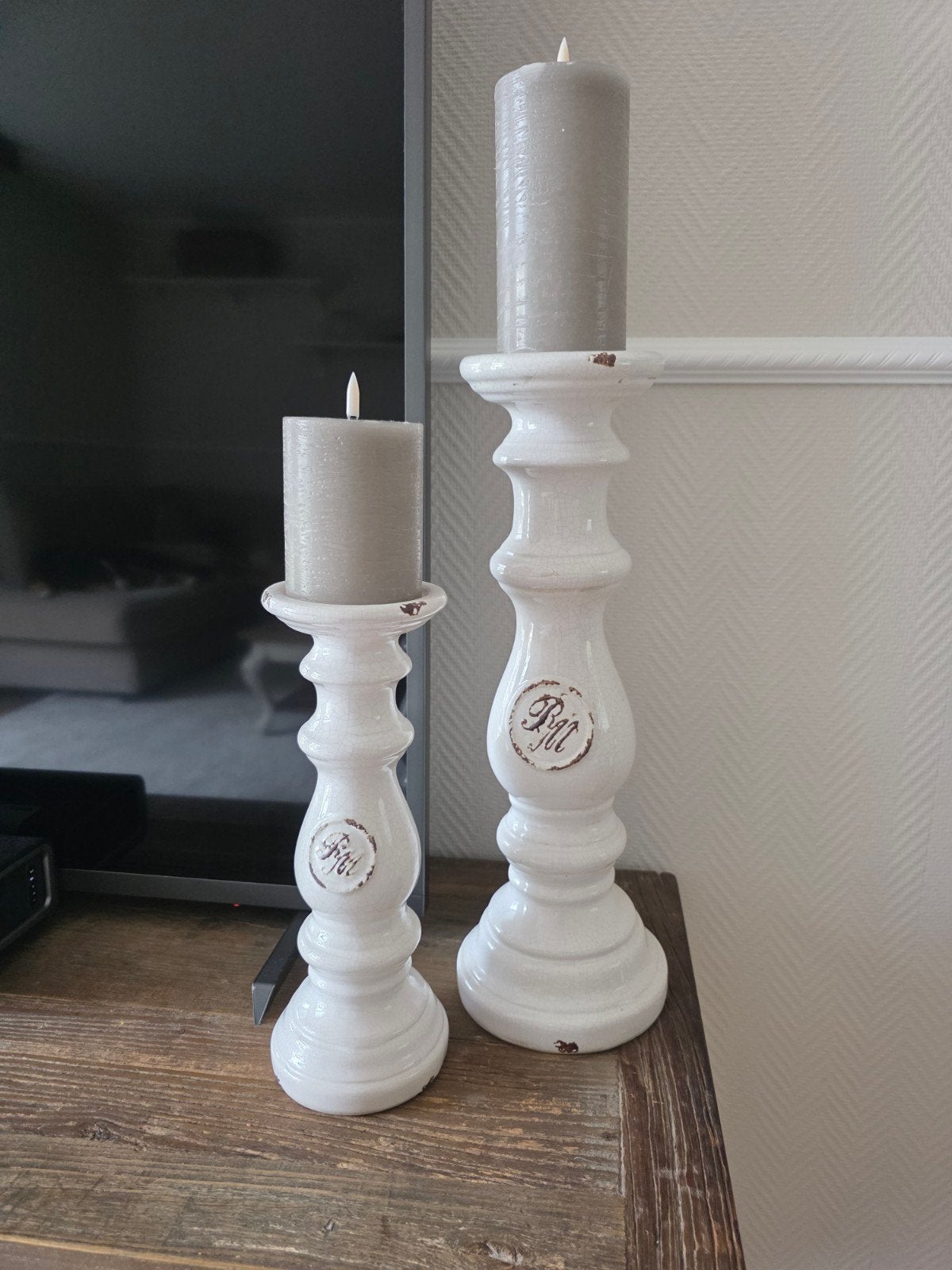 riviera maison kandelaars  oude collectie, Ophalen, Zo goed als nieuw