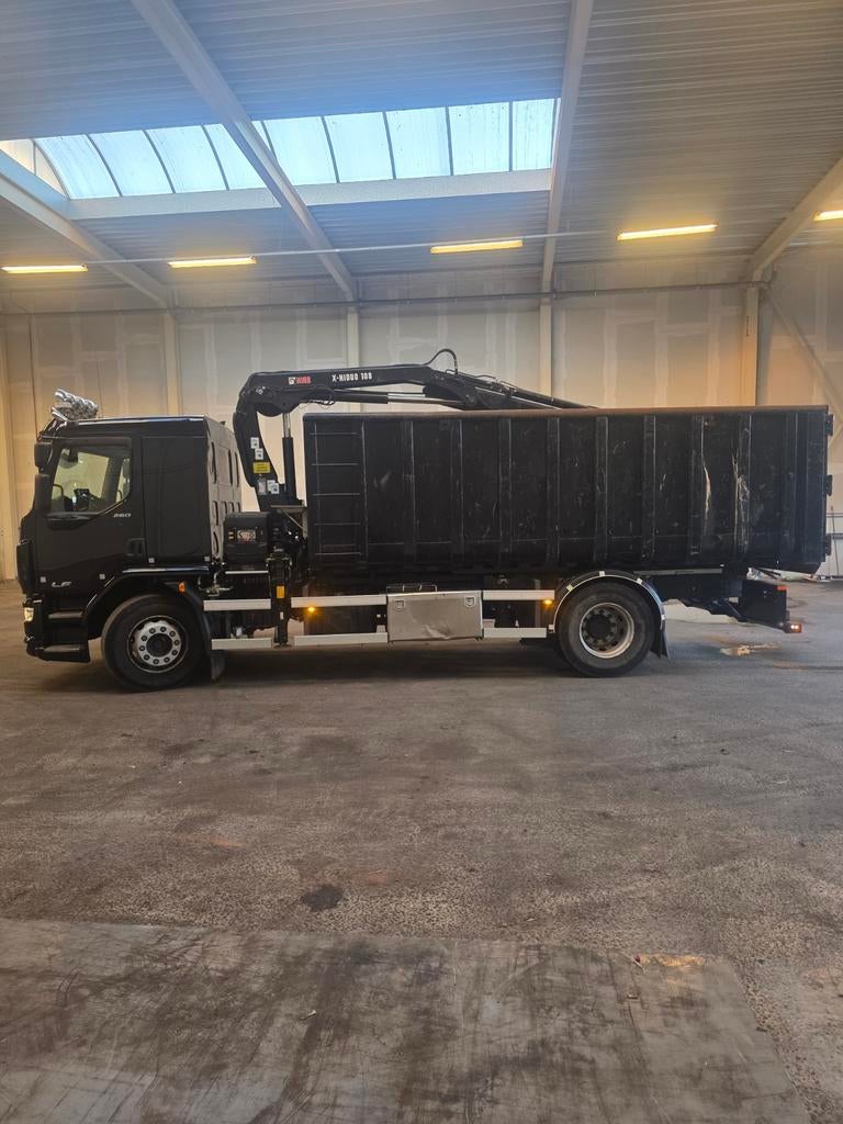 Unieke DAF LF 260 met HIAB kraan – 2021 – slechts 80.000 km, Auto's, Bedrijf, Te koop