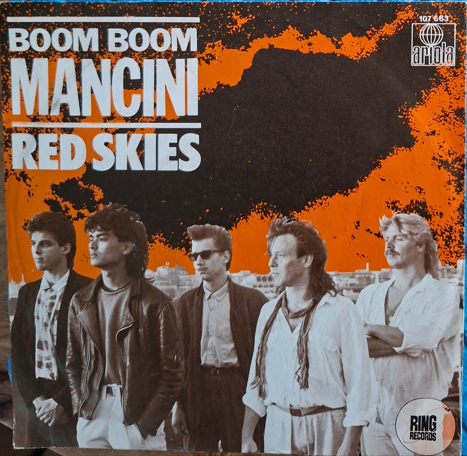 Boom Boom Mancini - Red Skies (Single), Gebruikt, 7 inch, Pop, Single