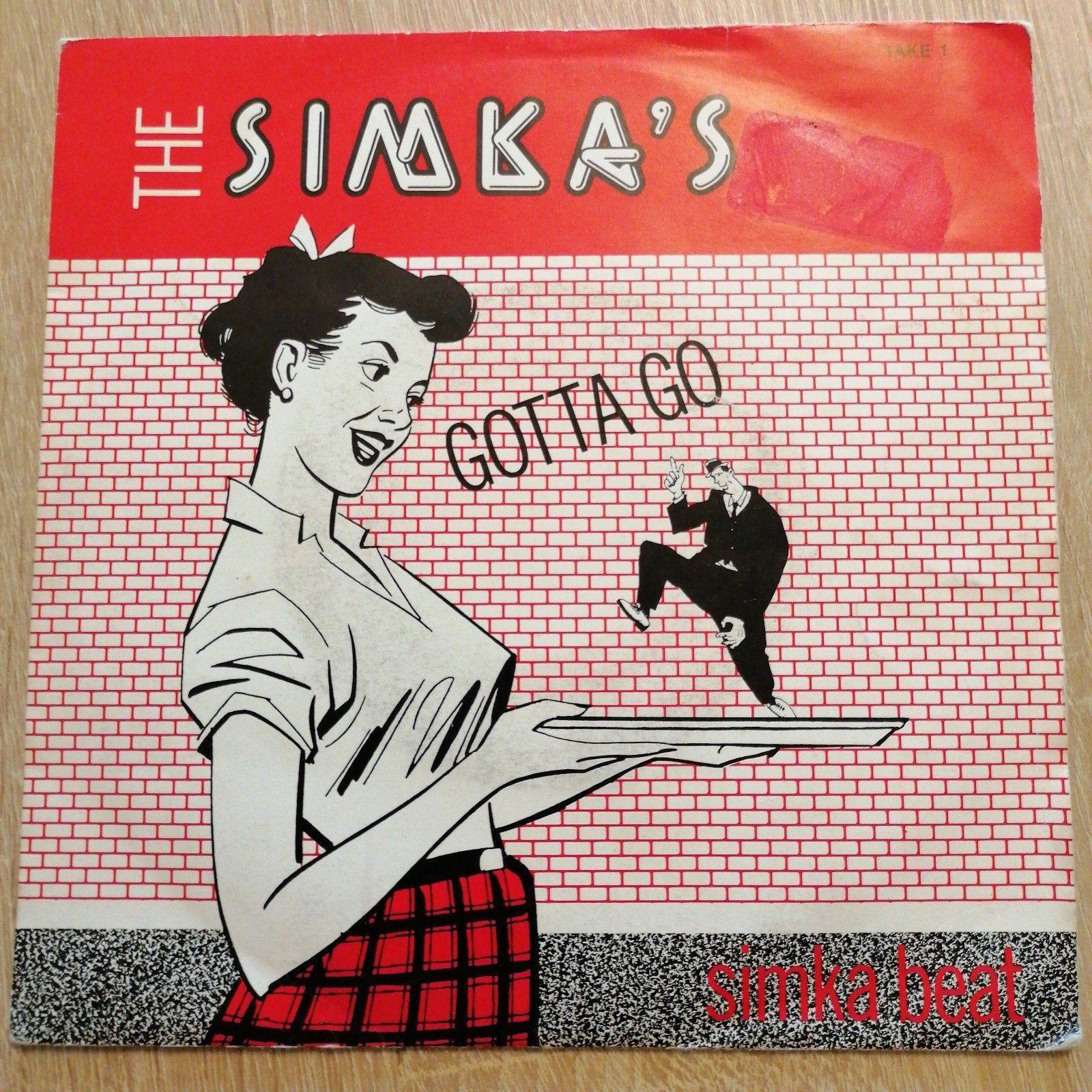 simka's/gotta go, Ophalen of Verzenden, Gebruikt, Pop
