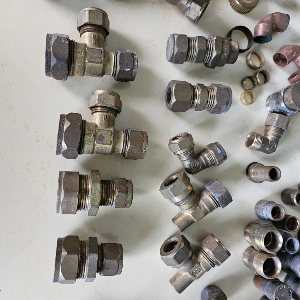 NIEUW ! * Diverse Knelkoppelingen water/gas, Ophalen of Verzenden, Nieuw, Koper