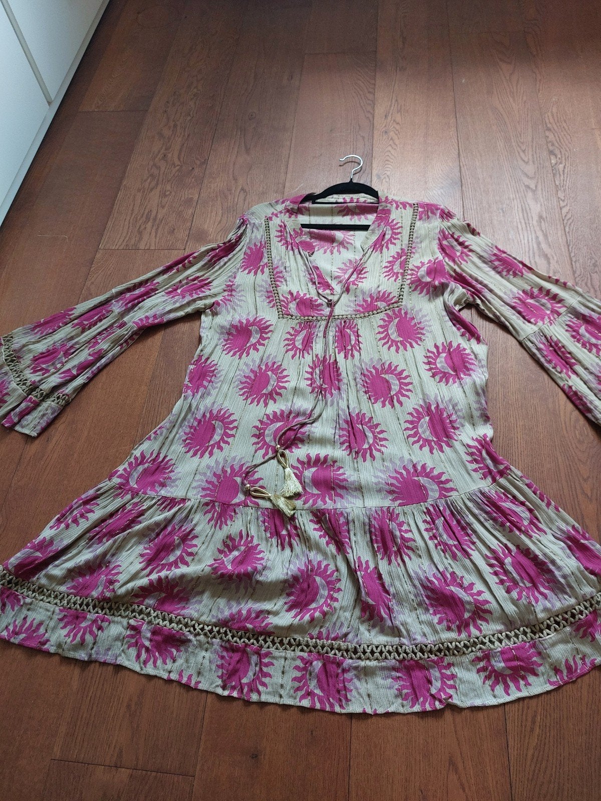 prachtig jurkje maat s/m 25 euro, Kleding | Dames, Blouses en Tunieken, Ophalen of Verzenden, Zo goed als nieuw, Maat 38/40 (M)