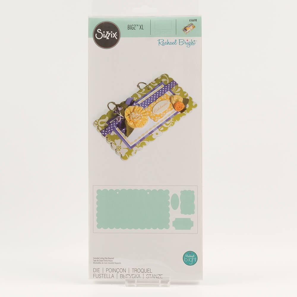 Sizzix bigz xl album scallop rectangle #2, Ophalen of Verzenden, Nieuw, Fantasie, Pons of Mal