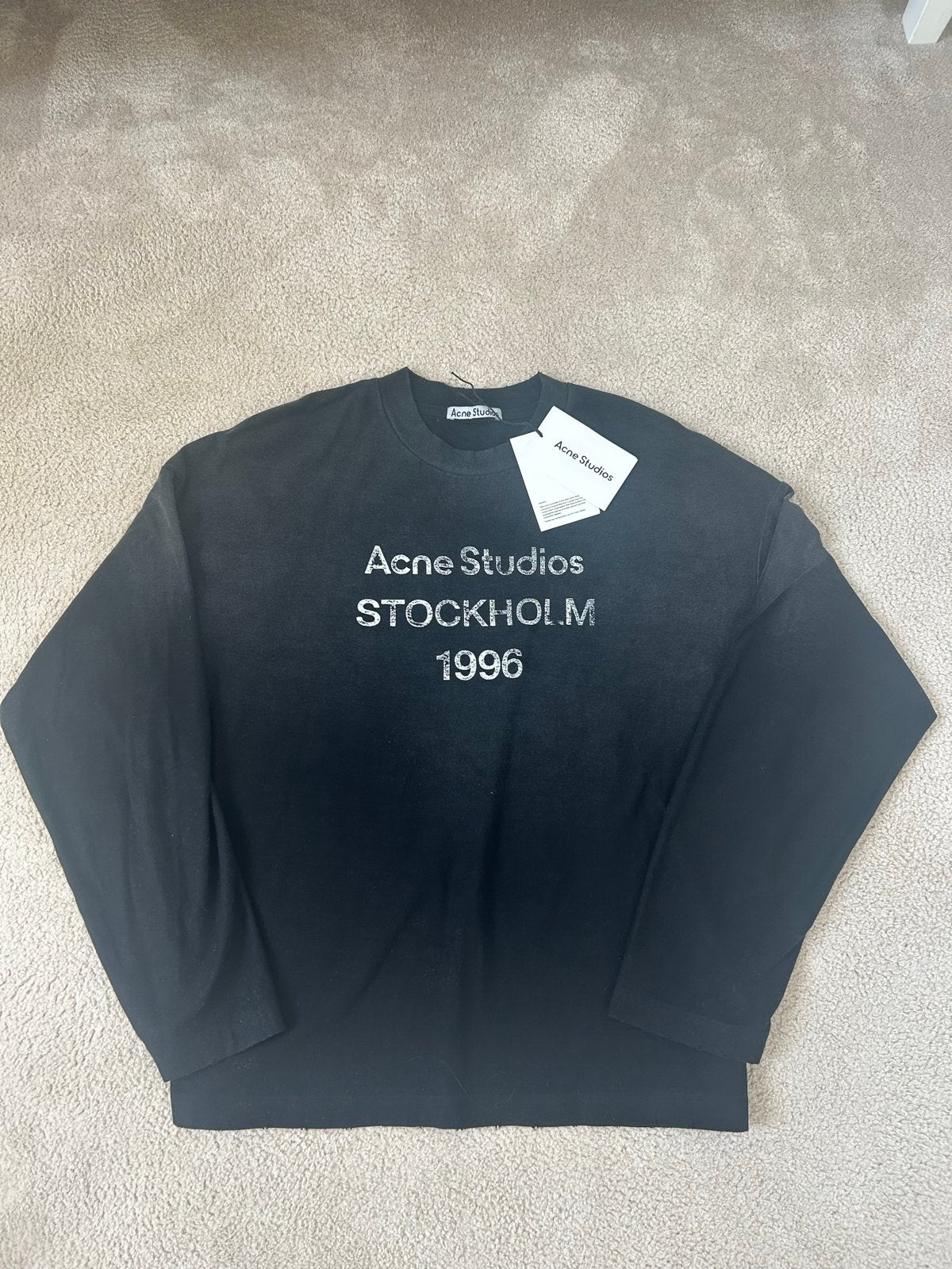 Acne Studios 1996 Longsleeve Zwart - Maat M, Ophalen of Verzenden, Nieuw, Maat 48/50 (M), Zwart