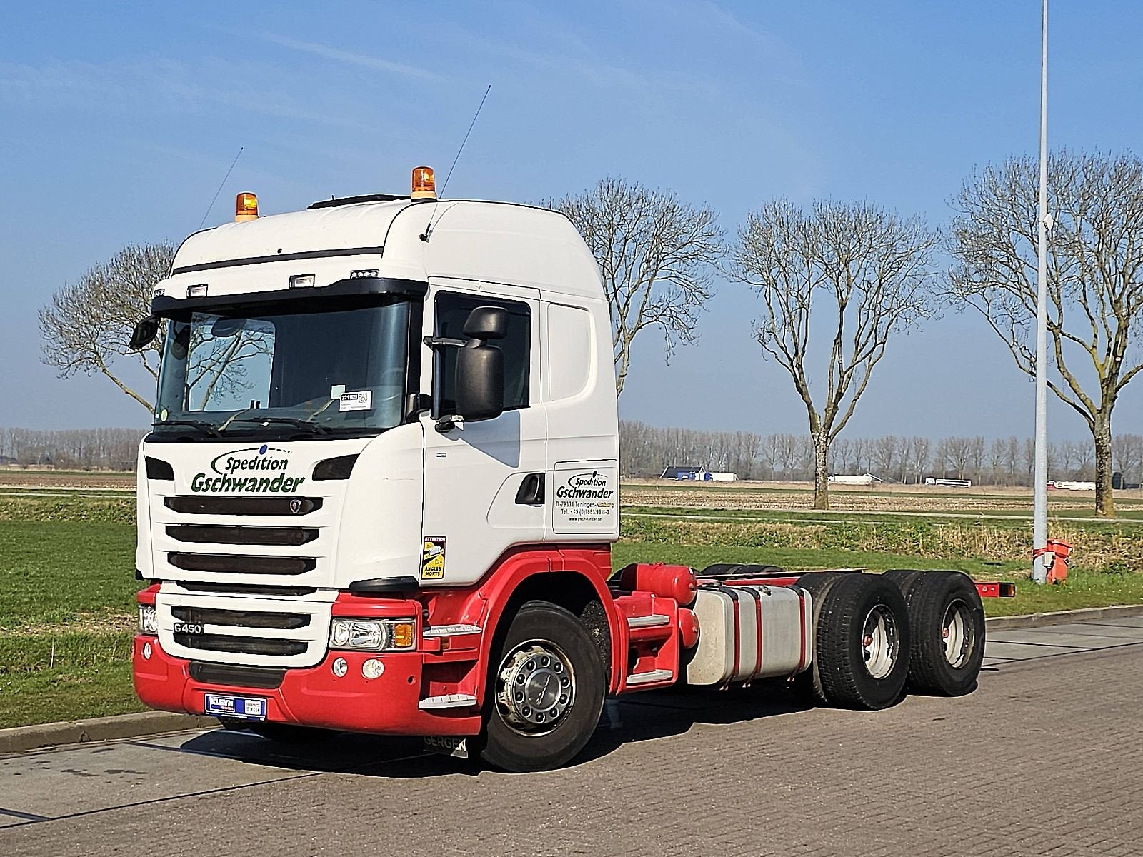 SCANIA G450 hl 6x4 ret pto wb410, Auto's, Automaat, Euro 6, Bedrijf, Diesel
