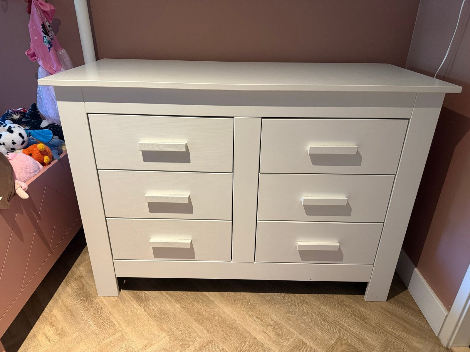 Bopita Commode en Ledikant - Complete Babykamer Set, Kinderen en Baby's, Kinderkamer | Commodes en Kasten, Ophalen, Gebruikt, 50 tot 70 cm