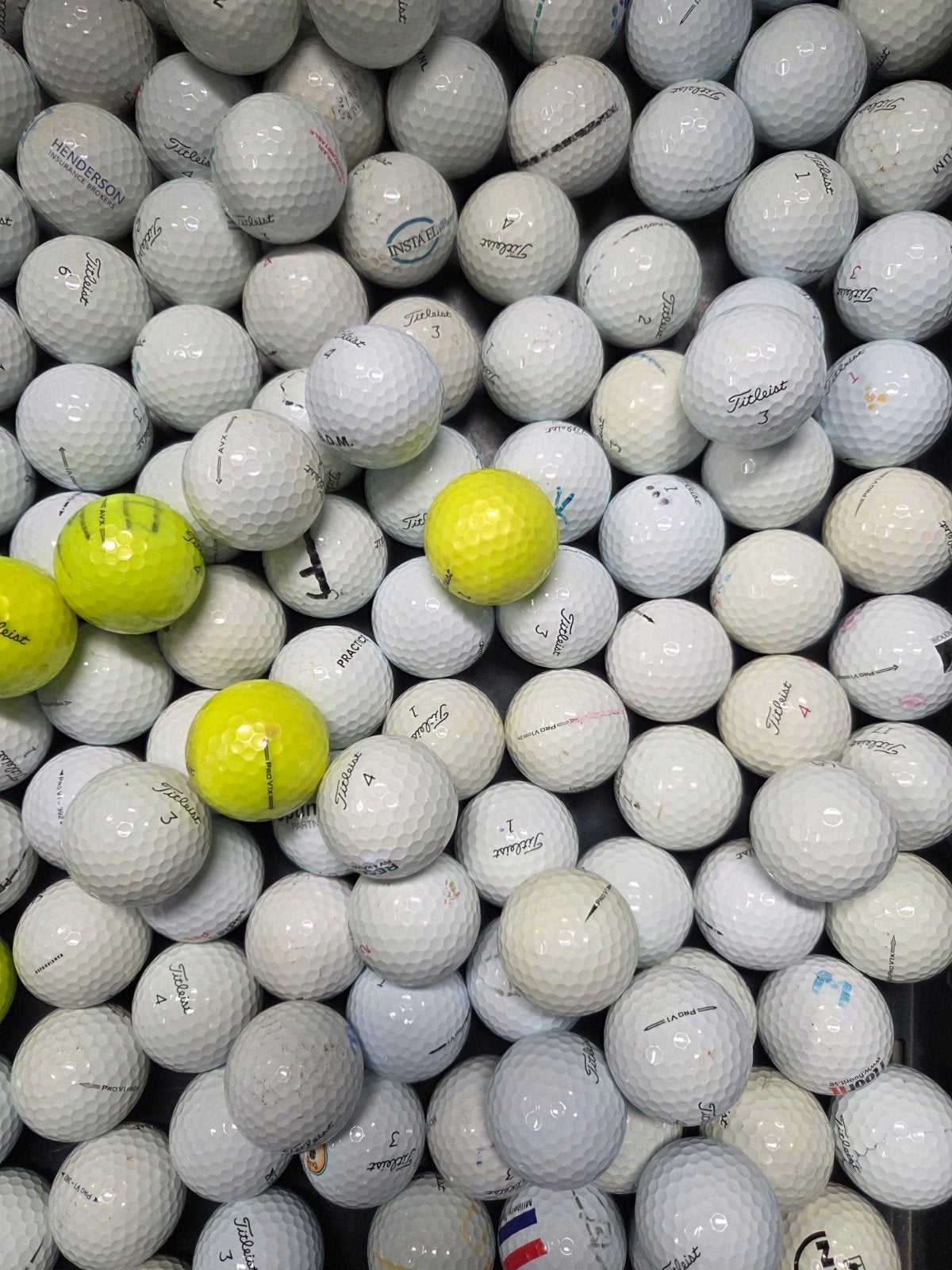 TITLEIST PRO V1/AVX A-kwaliteit golfballen 6000st, Sport en Fitness, Ophalen of Verzenden, Gebruikt, Bal(len), Overige merken