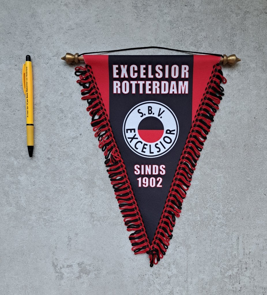 vaantje Excelsior Rotterdam, Ophalen of Verzenden, Zo goed als nieuw, Overige binnenlandse clubs, Vaantje of Sjaal