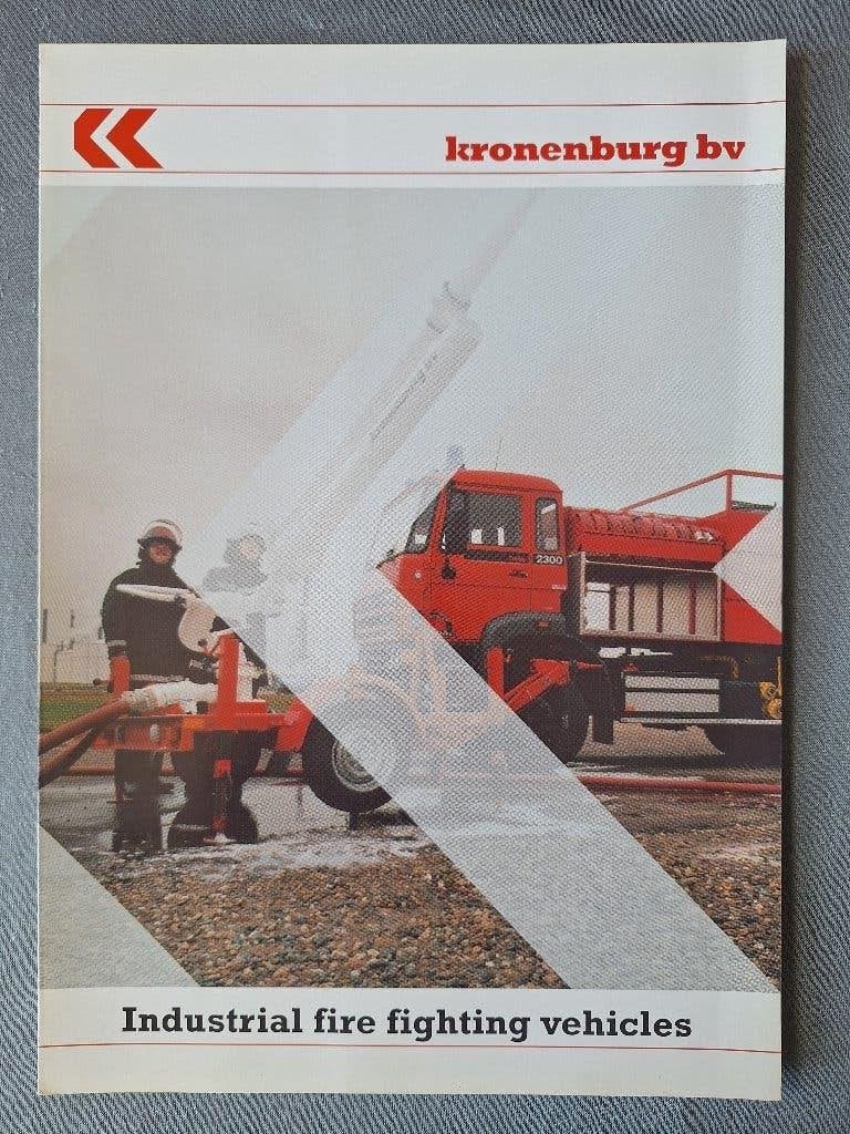 Brochure KRONENBURG Industrial fire fighting vehicles - UK, Verzenden, Zo goed als nieuw, Overige merken
