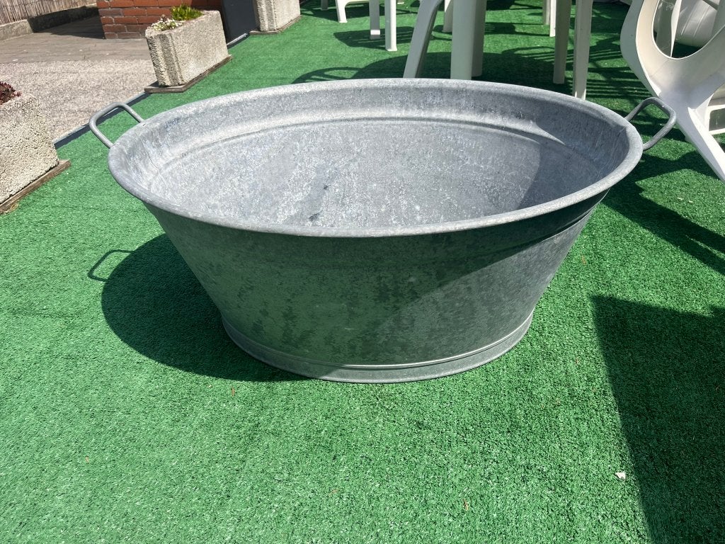 Grote wasteil, metaal verzinkt, mooi, Ophalen, Gebruikt, Minder dan 30 cm, Balkon