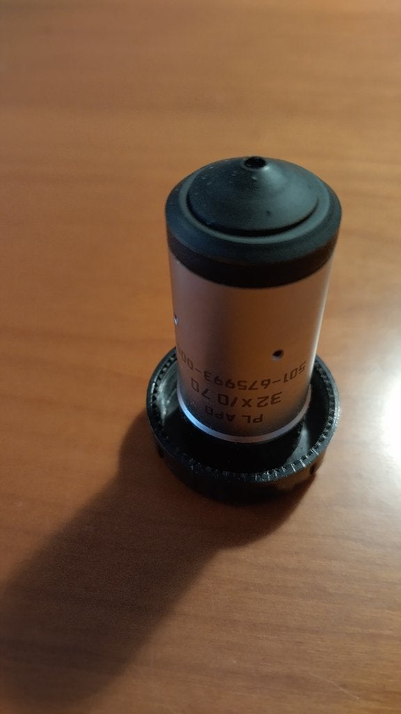 Leica Planapo Microscoop Objectief RMS 32x/0.70, Ophalen of Verzenden, Zo goed als nieuw, Minder dan 400x, Onderdelen of Toebehoren