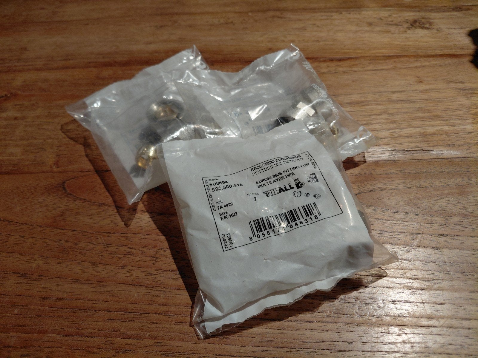 Klemkoppeling EK x 16/2 mm – 6 stuks, Ophalen of Verzenden, Nieuw