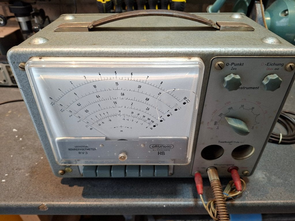 Grundig 6062 Rohrenvoltmeter (meetinstrument), Ophalen of Verzenden, Gebruikt, Elektriciteit