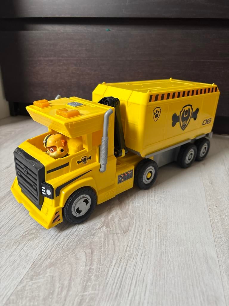 Paw Patrol Rubble's Bulldozer Vrachtwagen, Kinderen en Baby's, Speelgoed | Speelgoedvoertuigen, Ophalen, Gebruikt