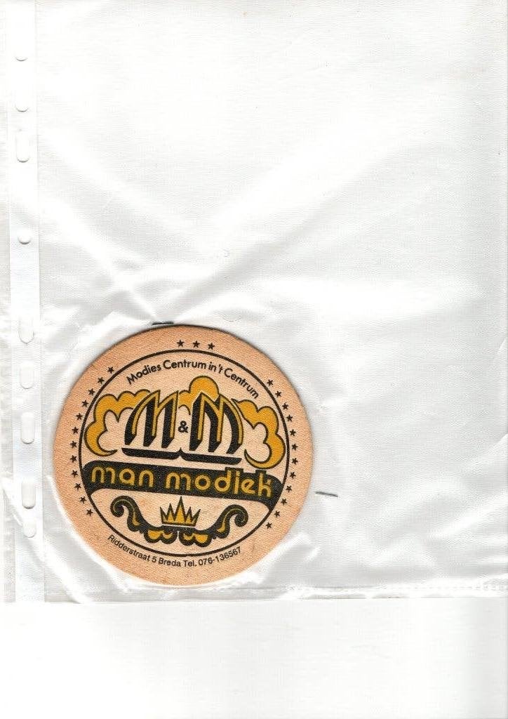 OUD BIERVILTJE BREDA, Verzamelen, Biermerken, Verzenden, Nieuw, Viltje(s), Overige merken