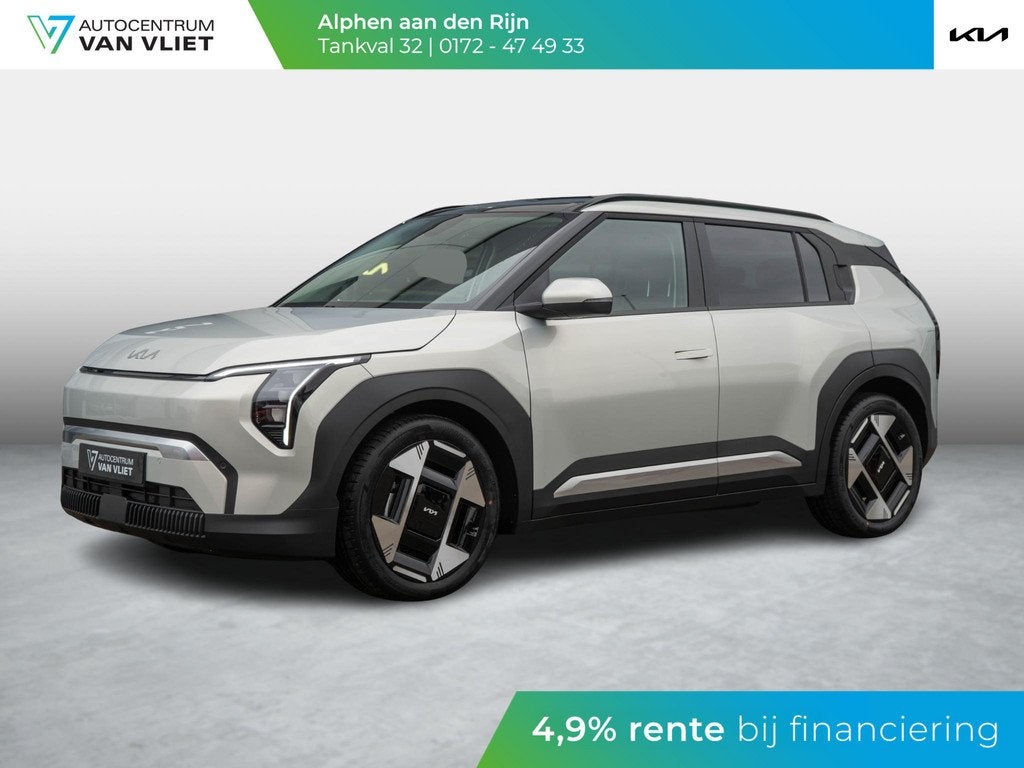Kia EV3 Plus Advanced 81.4 kWh | Schuifkanteldak | Harman en, Auto's, Kia, Nieuw, 204 pk, SUV of Terreinwagen, Zilver of Grijs