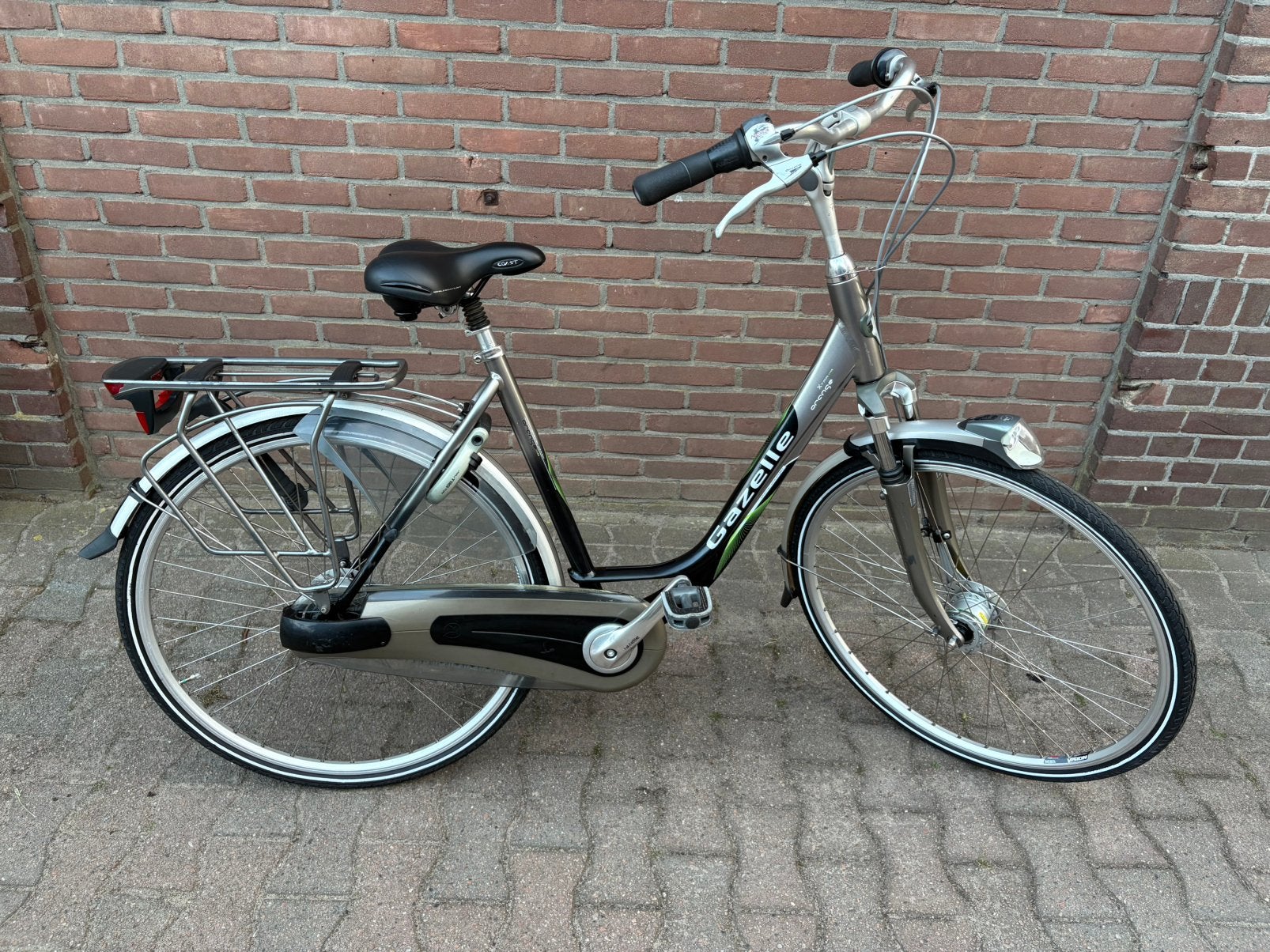 Zeer mooie Gazelle Orange Xtra damesfiets 53cm 8versn, Fietsen en Brommers, Fietsen | Dames | Damesfietsen, Ophalen, Versnellingen