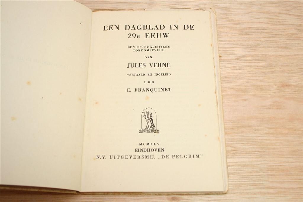 Een Dagblad... — Verne [1e dr 1945] — Zeldzaam & Genummerd, Ophalen of Verzenden, Gelezen