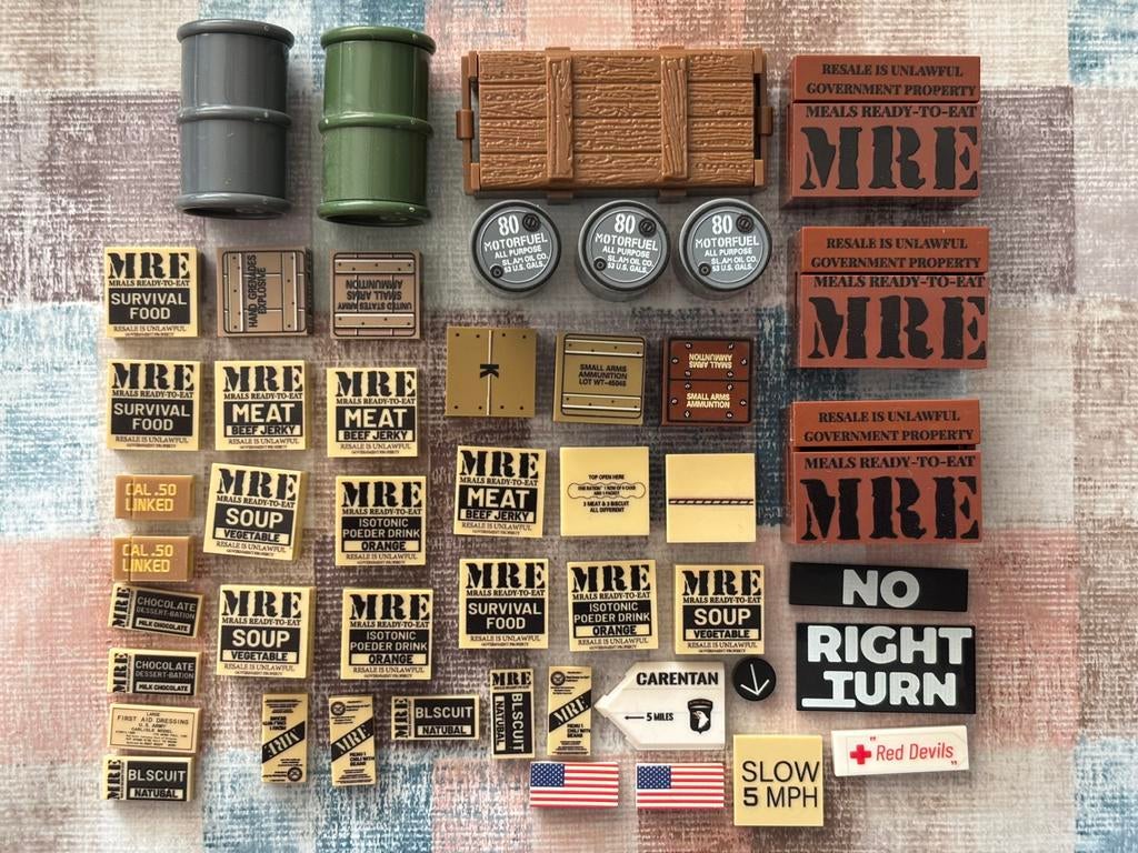 Diverse lego toepasbaar onderdelen ww2 serie, Verzenden, Nieuw, Overige merken
