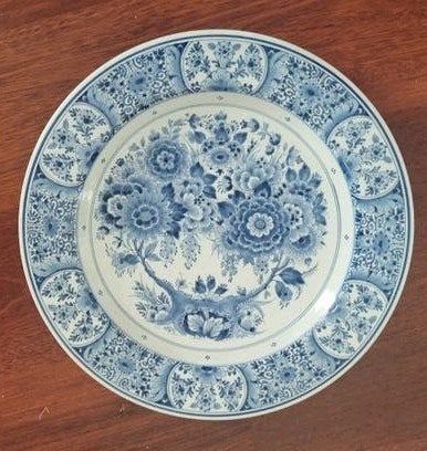 Delfts Blauw Wandbord 17. 2/2 Koninklijke Porceleyne Fles, Ophalen