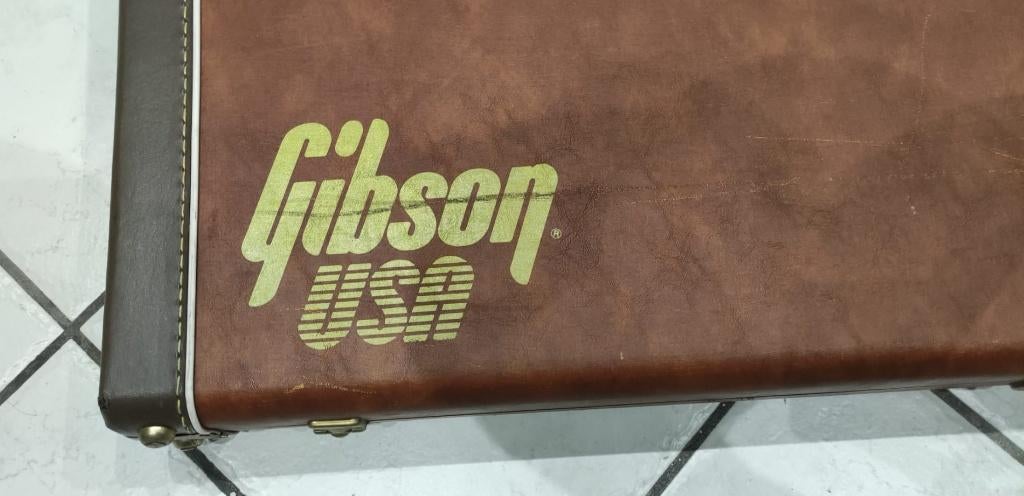 Vintage uiterst zeldzame originele Gibson USA hardcase, Ophalen of Verzenden, Zo goed als nieuw, Elektrische gitaar