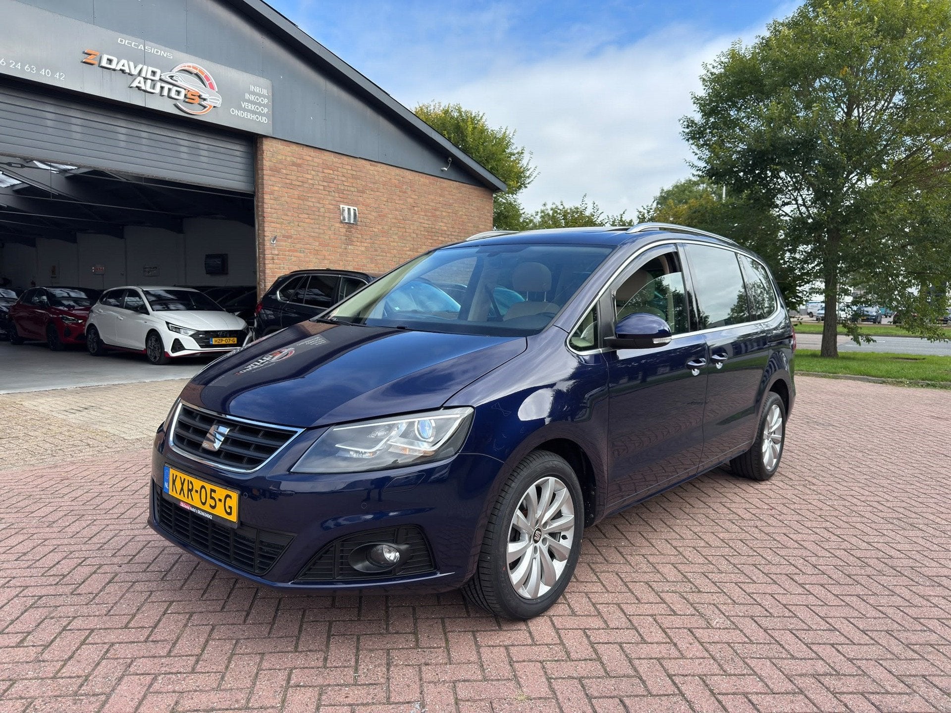 Seat ALHAMBRA 2.0 TSI FR Connect 7p / pano/Navi/Carplay/Came, Auto's, Gebruikt, Euro 6, 1984 cc, Blauw