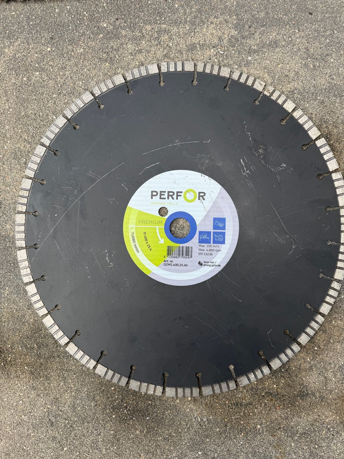 Perfor diamantzaagblad 400x25,4 - Nieuw en ongebruikt, Ophalen, Nieuw, Overige typen