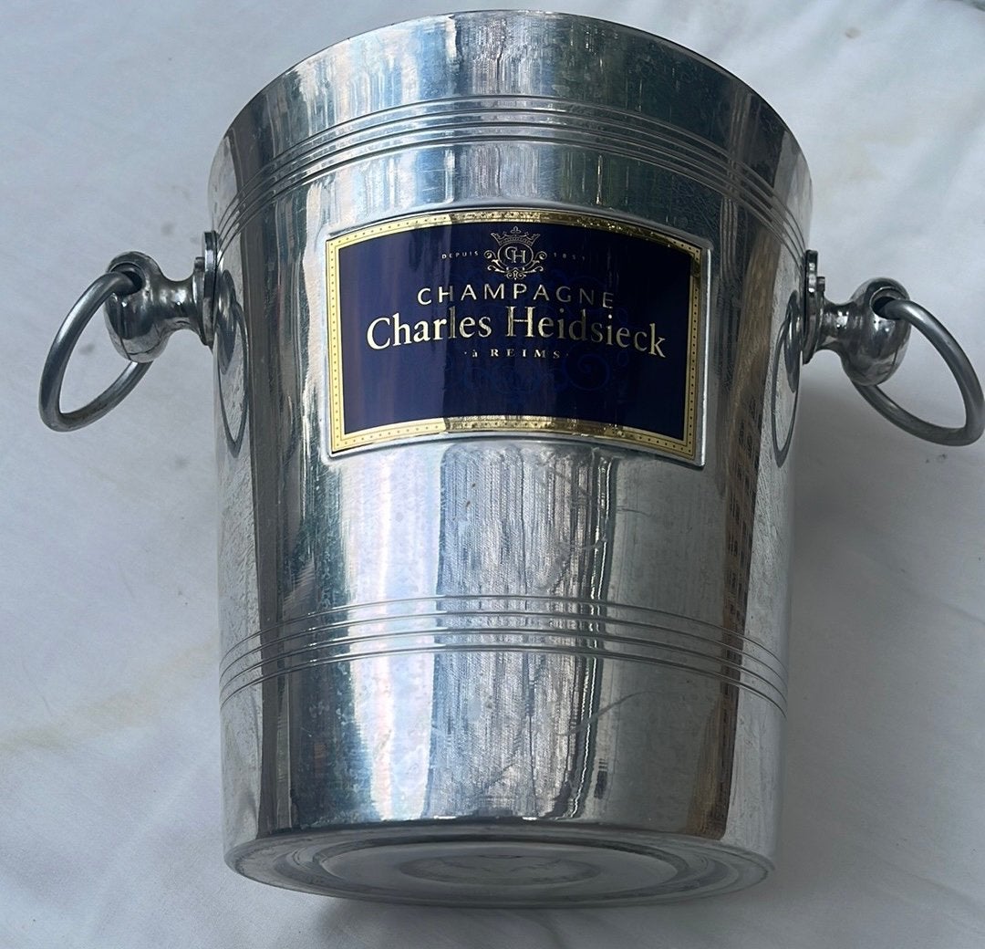 Vintage champagnekoeler Charles Heidsieck - origineel horeca, Verzamelen, Wijnen, Ophalen of Verzenden, Zo goed als nieuw, Frankrijk