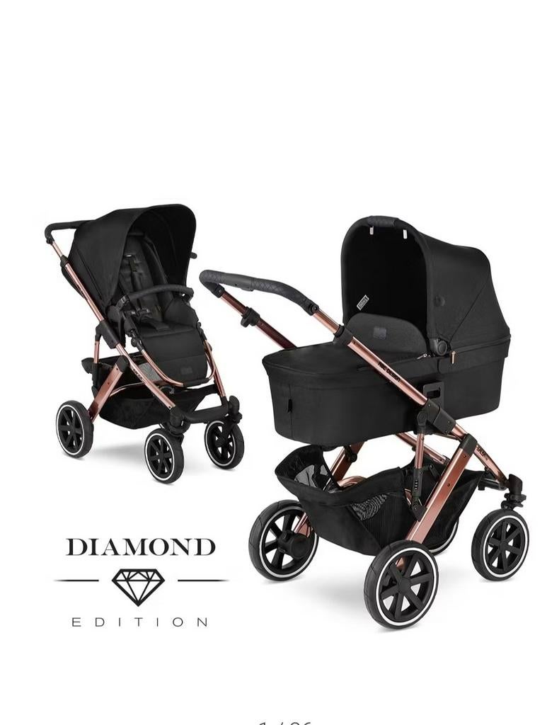 ABC Design Salsa 4 air rose gold, Combiwagen, Ophalen, Overige merken, Verstelbare duwstang