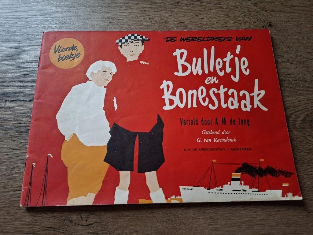Strip : De Wereldreis van Bulletje en Bonestaak !! 04, Eén stripboek, Ophalen of Verzenden, Gelezen