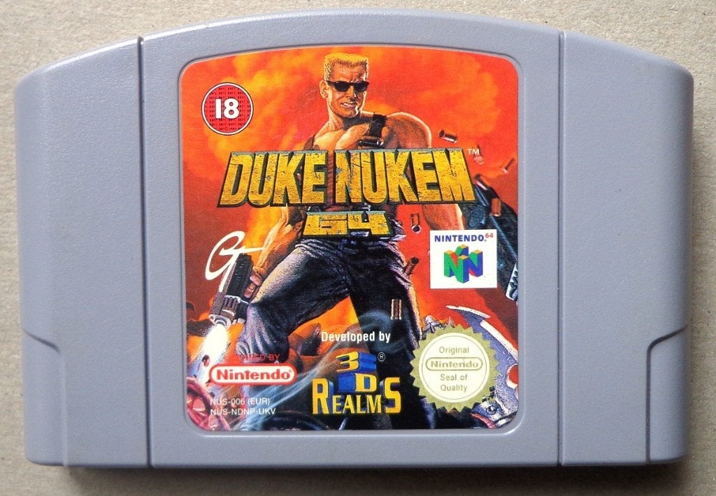 Duke Nukem 64 voor de Nintendo 64, Spelcomputers en Games, Games | Nintendo 64, Gebruikt, Vanaf 18 jaar, Shooter, 1 speler