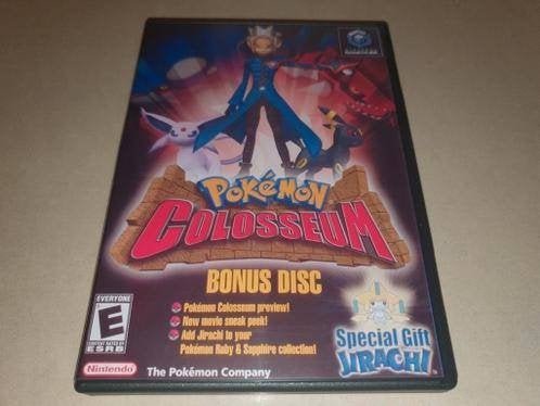 Pokemon Colloseum Bonus Disc GameCube GC Game Case, Spelcomputers en Games, Avontuur en Actie, Verzenden, 1 speler, Zo goed als nieuw