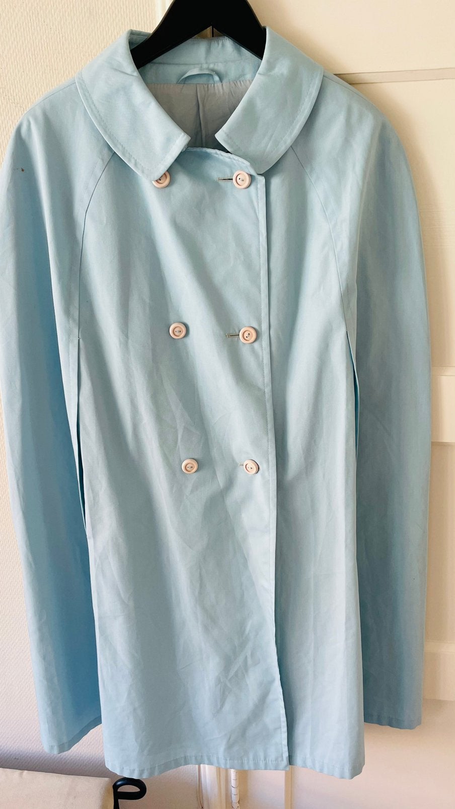 Te koop: zomer cape, blauw, maat M, Ophalen of Verzenden, Zo goed als nieuw, Maat 38/40 (M), Blauw