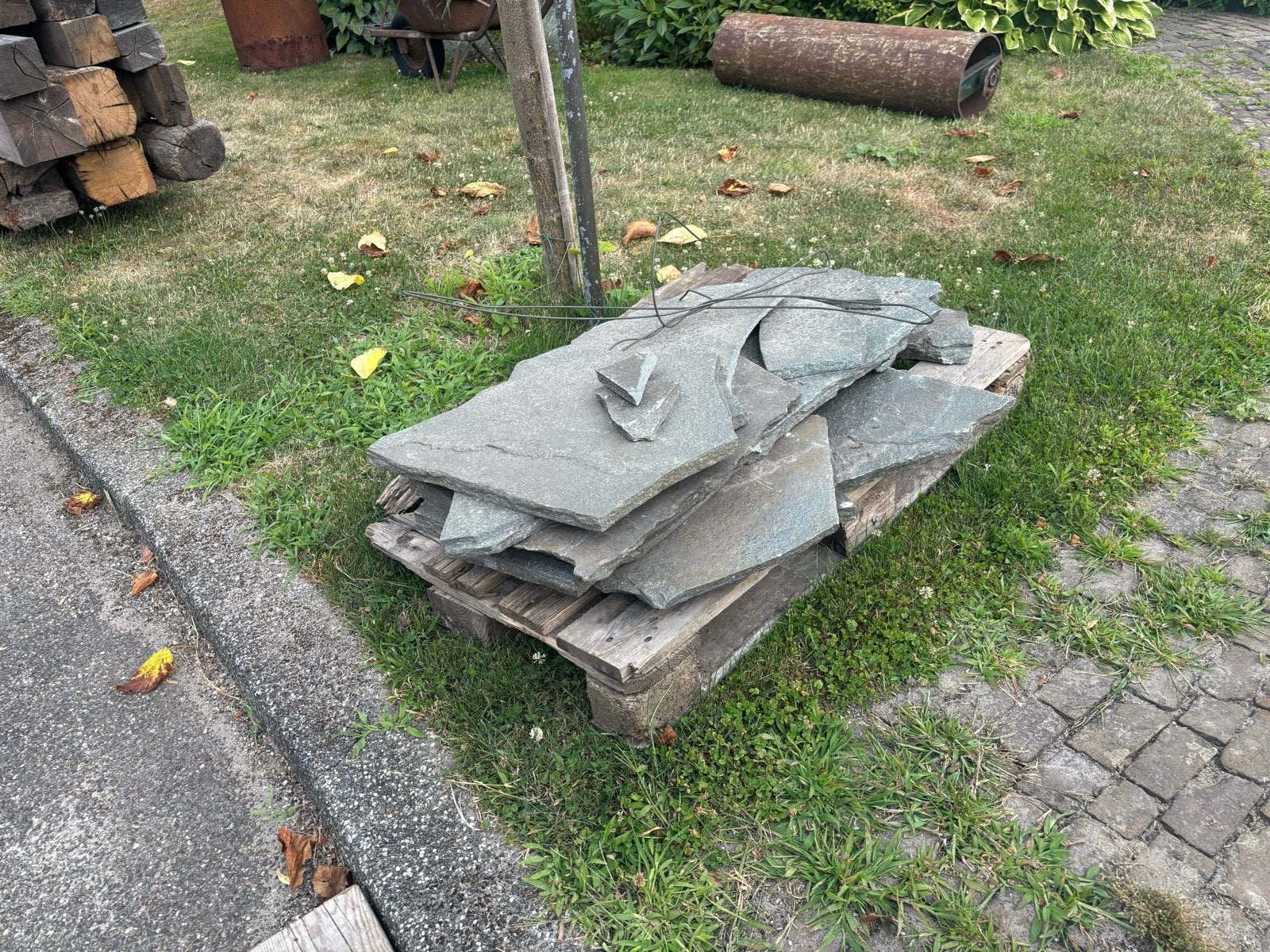 Flat stone / stapstenen / vijverrand, Tuin en Terras, Vijvers, Ophalen, Gebruikt
