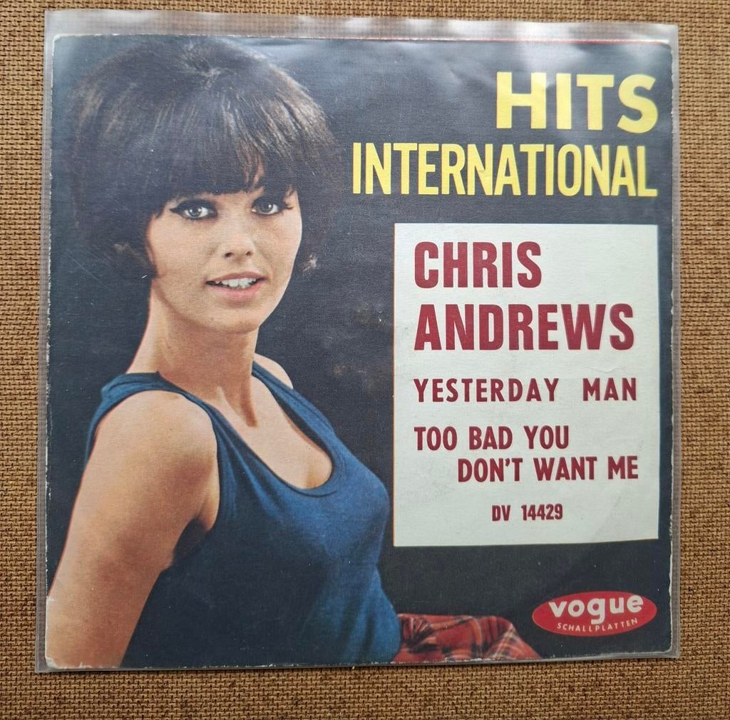 Andrews,  Chris  - Yesterday man - Single is TOP, Cd's en Dvd's, Gebruikt, 7 inch, Single, Ophalen of Verzenden