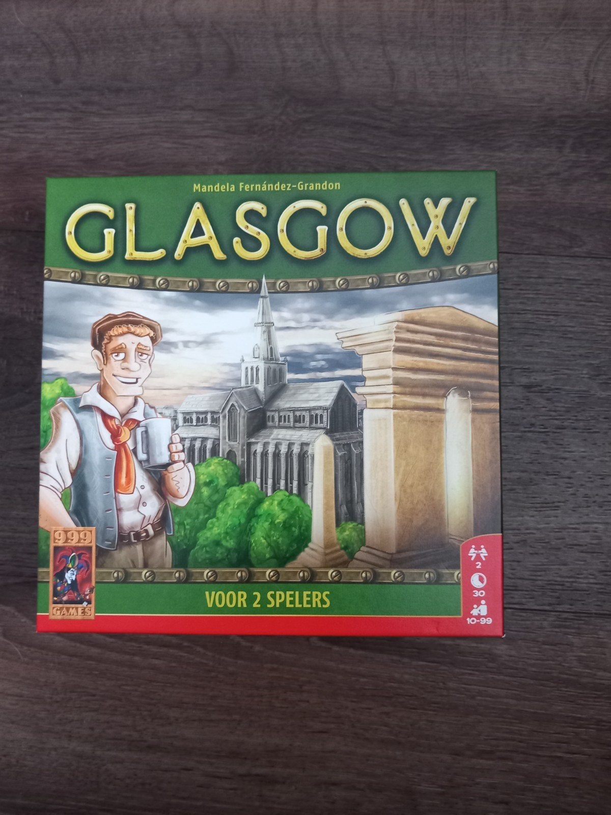 Glasgow bordspel - Strategisch spel voor 2 spelers, Een of twee spelers, Ophalen, Zo goed als nieuw, 999 Games
