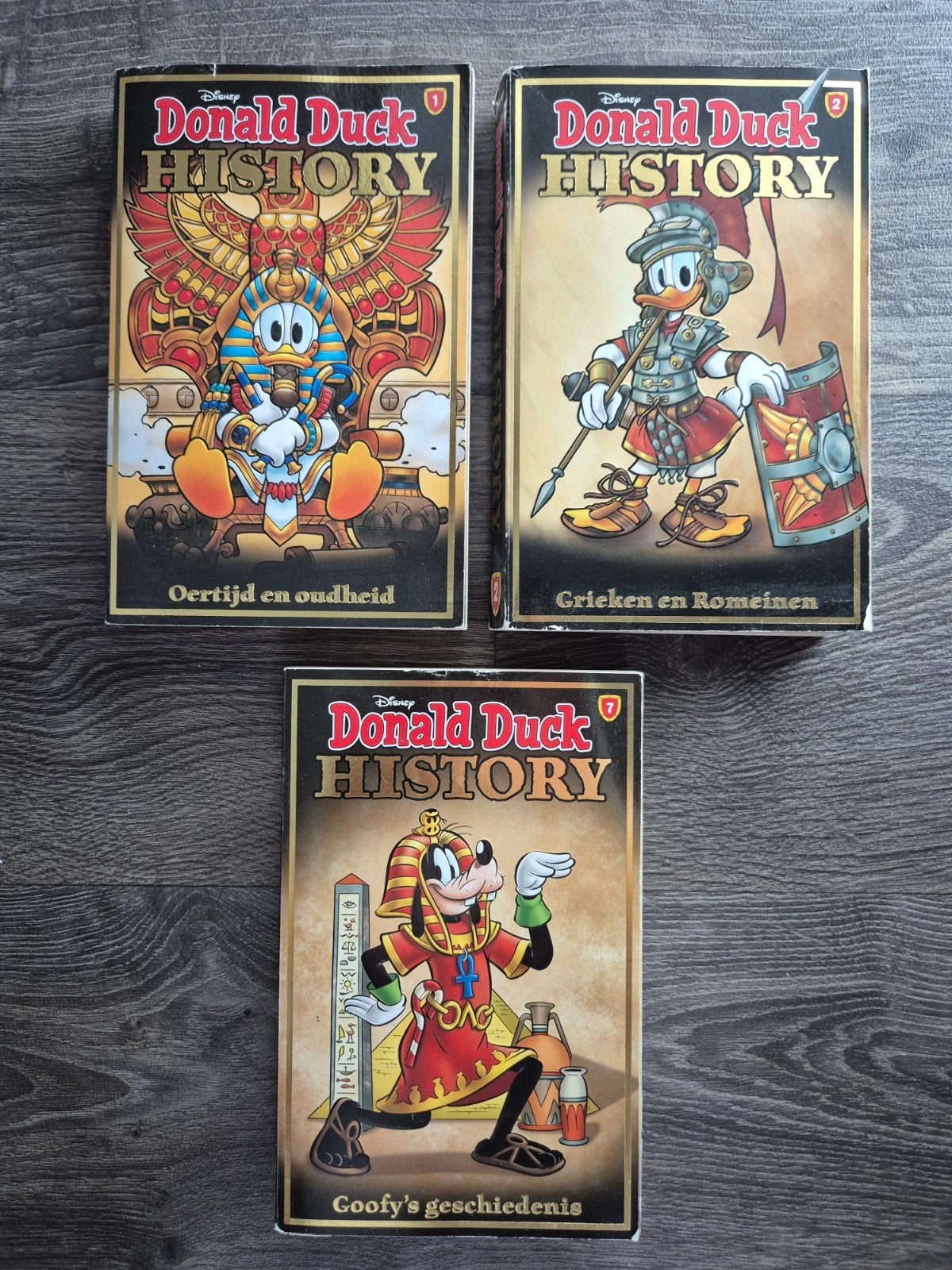 Donald duck History pockets nrs 1, 2 en 7, stukprijs vanaf, Boeken, Meerdere stripboeken, Ophalen of Verzenden, Gelezen