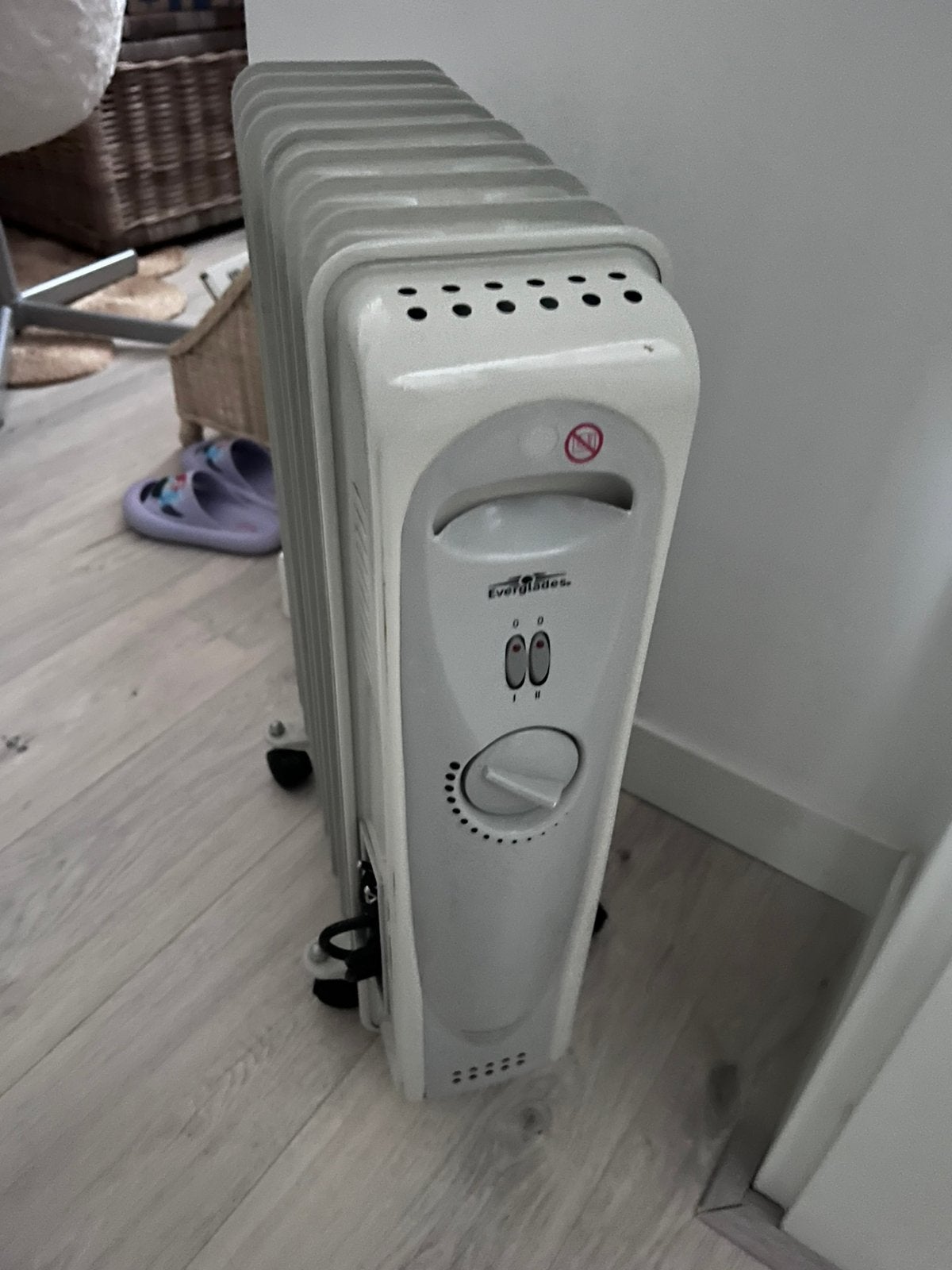 Elektrische verwarming losse unit op wielen, Doe-het-zelf en Verbouw, Verwarming en Radiatoren, Ophalen, Zo goed als nieuw, Radiator