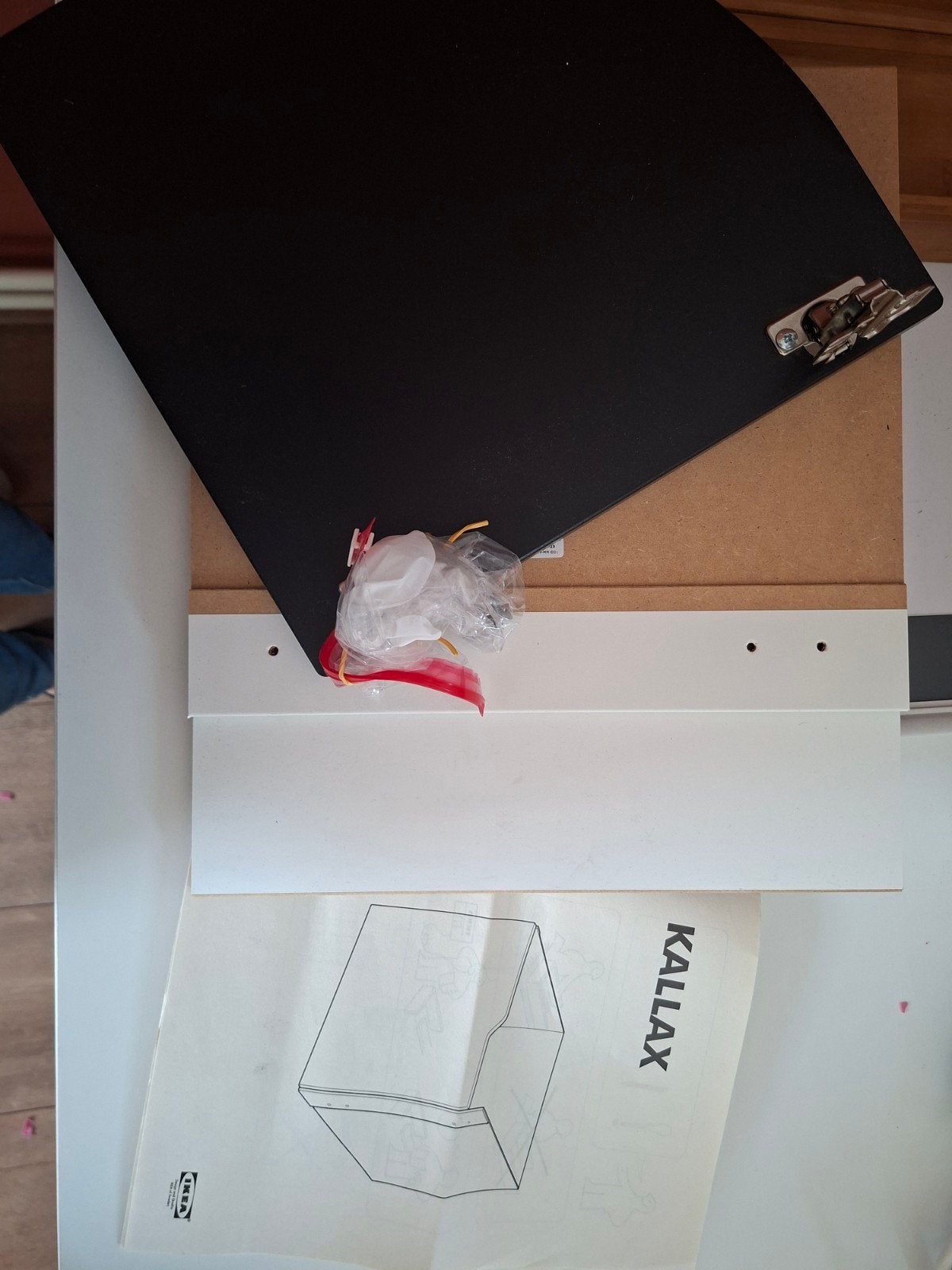 IKEA Kallax zwart krijtborddeurtje, Ophalen of Verzenden, Zo goed als nieuw