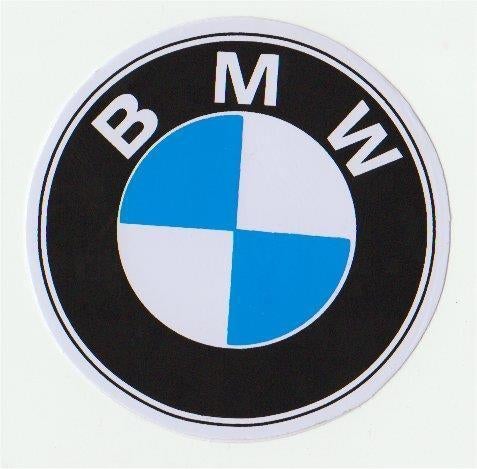 BMW logo sticker rond #1, Ophalen of Verzenden