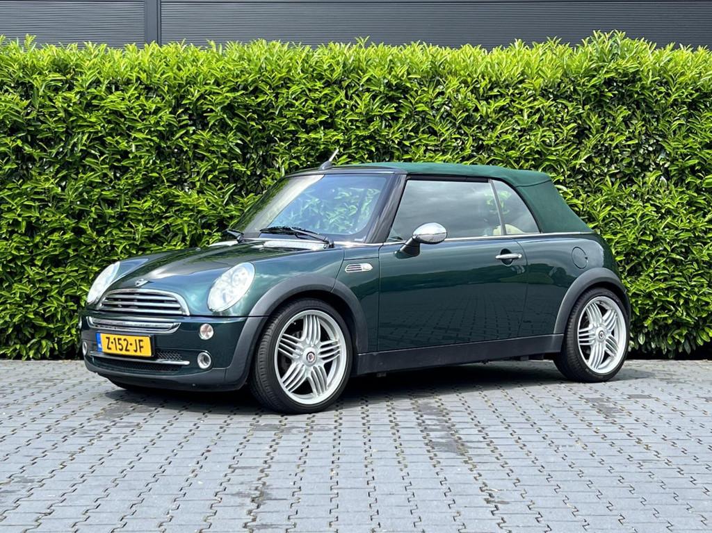 Mini Cabrio 1.6 Cooper, NAVIGATIE, LEDER, CRUISE CONTROL, CL, Auto's, Mini, Gebruikt, 4 cilinders, 4 stoelen, Leder