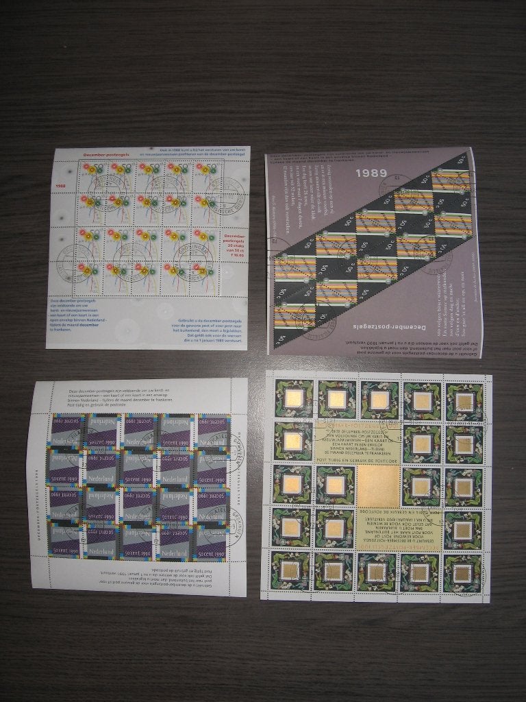 Nederland 1988 t/m 1994, Kerstvellen, Gestempeld., Ophalen of Verzenden, Na 1940, Gestempeld