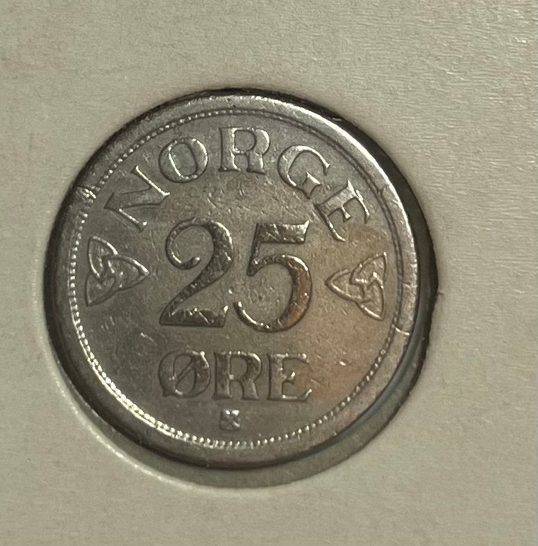 25 ore Noorwegen 1955, Ophalen of Verzenden, Overige landen