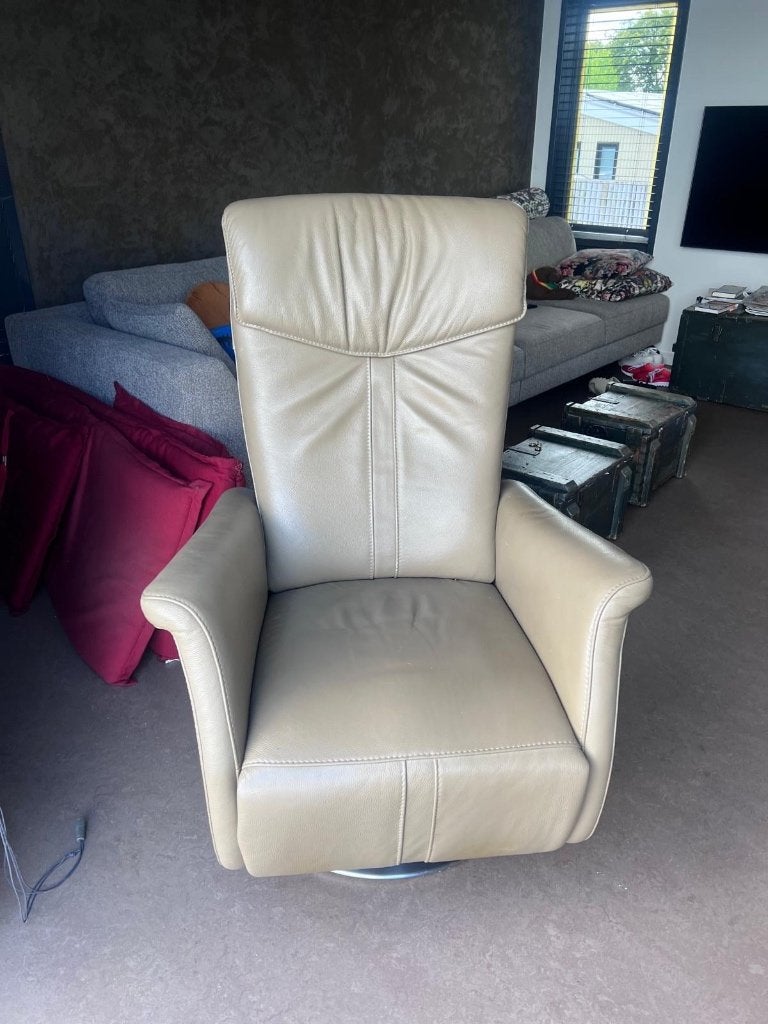 Stoel, Huis en Inrichting, Stoelen, Ophalen, Bruin, Leer, Eén