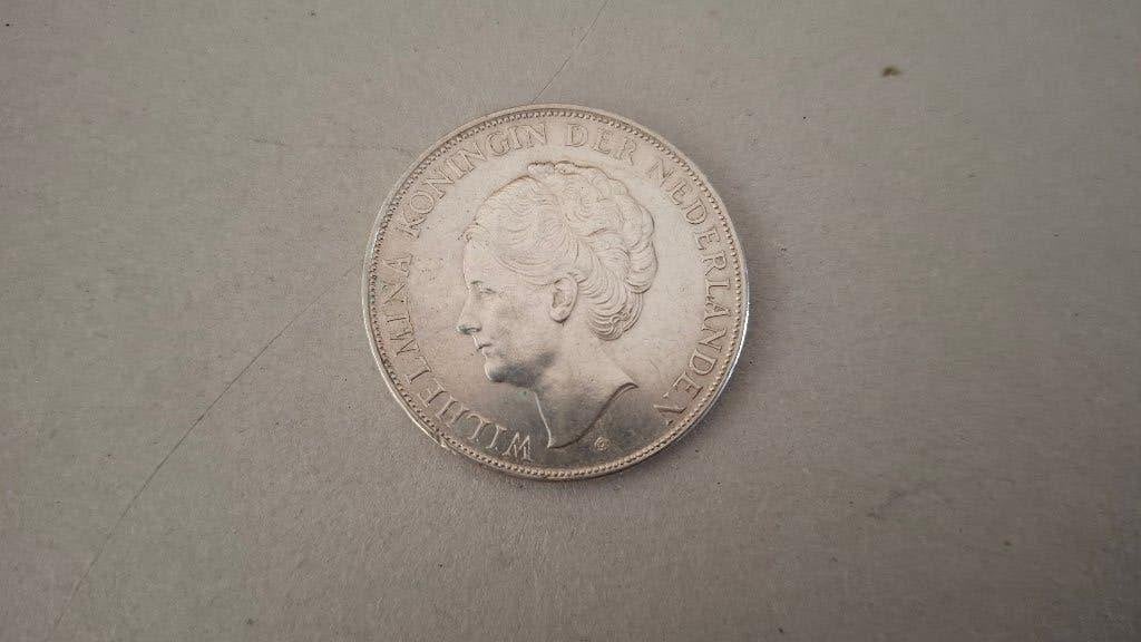 Rijksdaalder 1937, Zilver, Ophalen of Verzenden, Koningin Wilhelmina, Losse munt