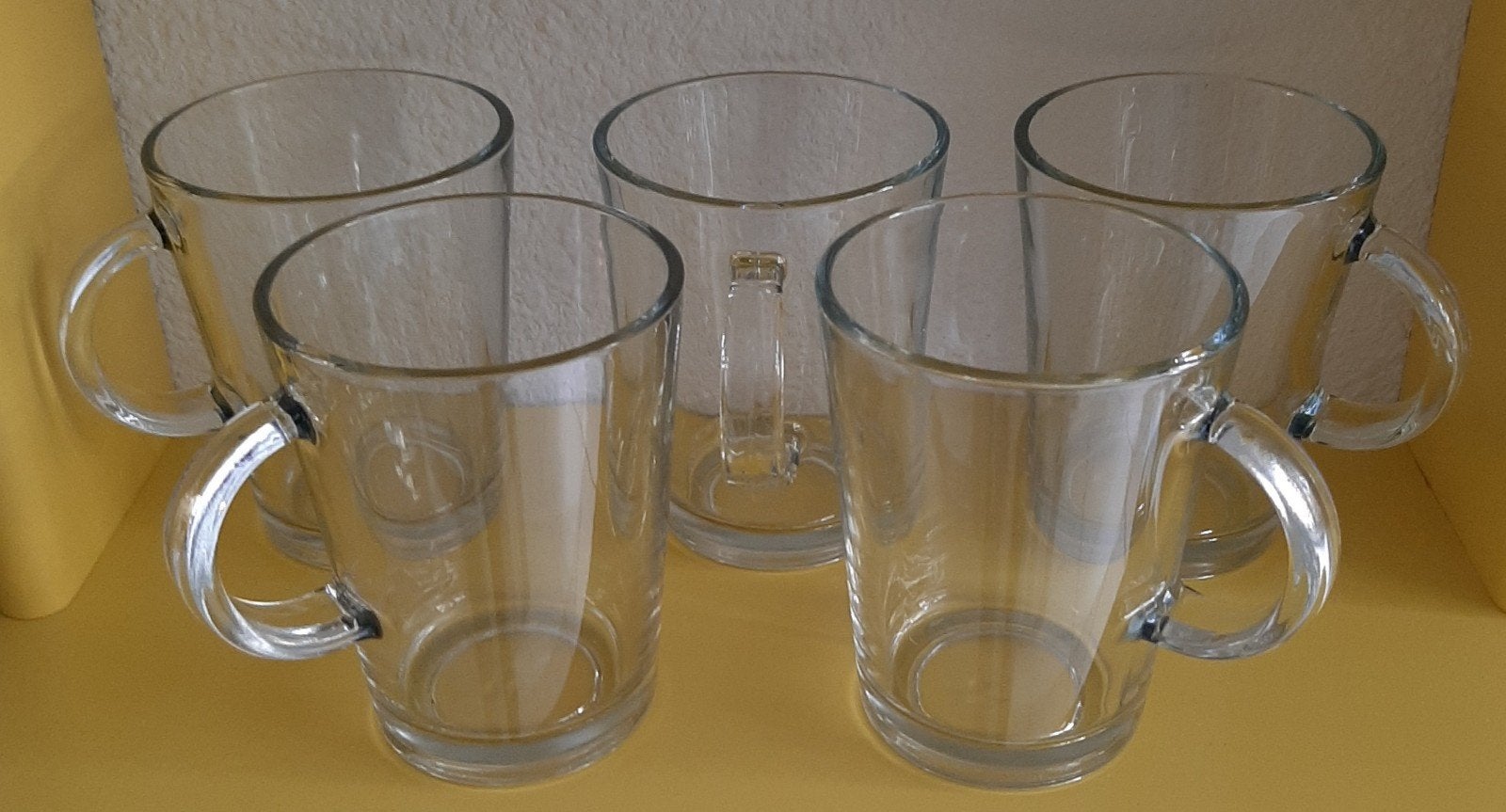 5 grote theeglazen ( 250ml ), Ophalen, Zo goed als nieuw