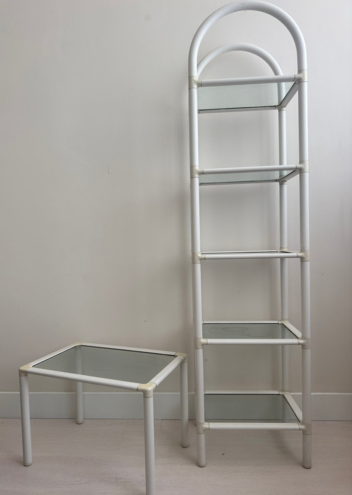 Vintage kast, Huis en Inrichting, Demontabel, Glas, Zo goed als nieuw, Ophalen