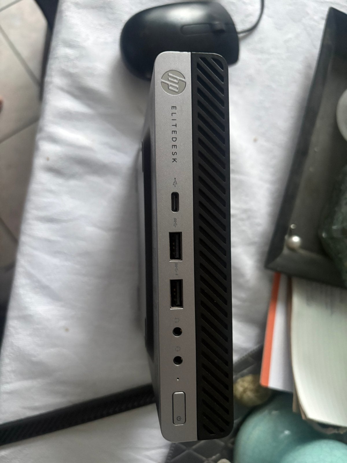 Hp elitedesk 800 g3 i7-6700t 8gb 512gb Ssd W11 incl adapter, Ophalen of Verzenden, Gebruikt, 8 GB, SSD